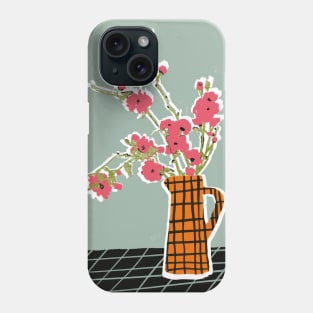 Rustic Vase of Flowers Phone Case