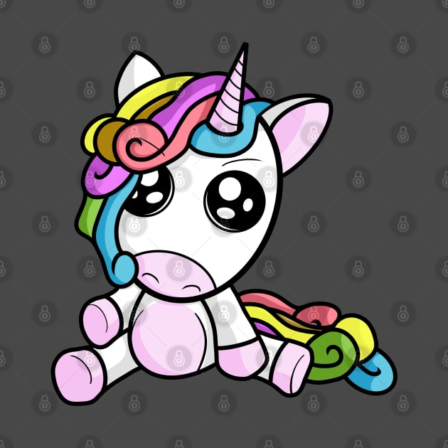 Rainbow Unicorn by Hoofster