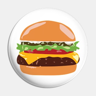 Chee$e Burger Pin