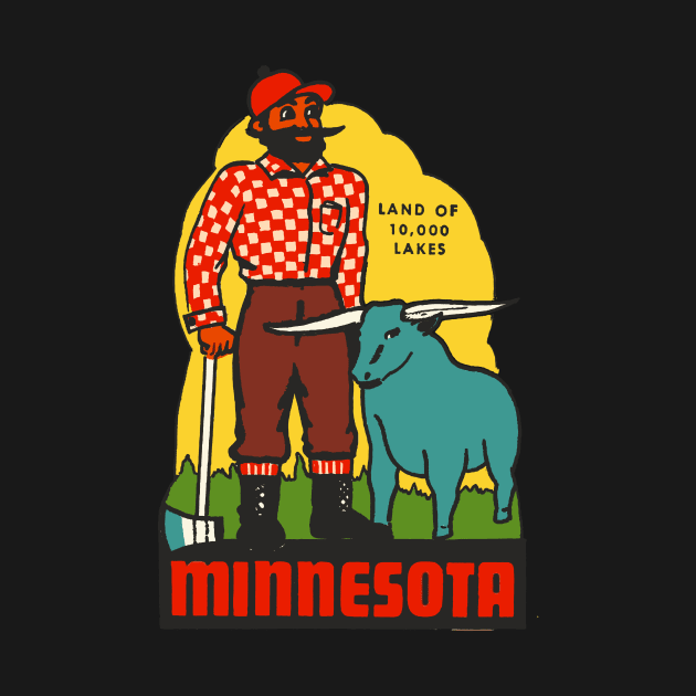 Vintage Minnesota Decal by zsonn