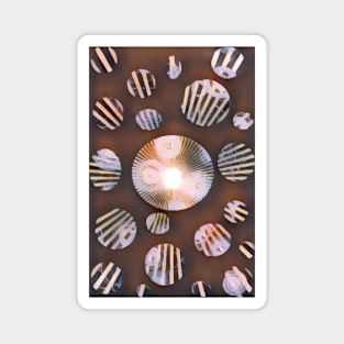 Striped circles Magnet