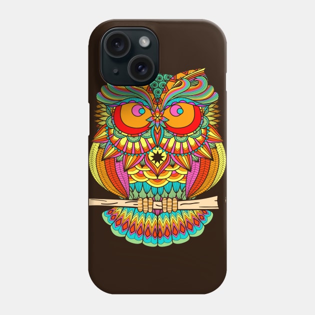 Beautiful Bright Owl Phone Case by AlondraHanley