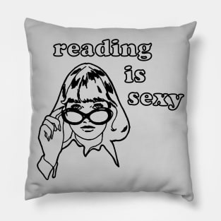 reading is sexy ,rory gilmore shirt Pillow