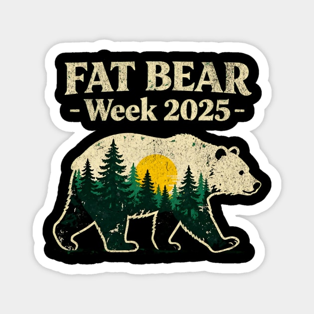 Fat-Bear-Week-2025 Magnet by ArtistTee ⭐⭐⭐⭐⭐