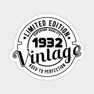 1932 VINTAGE - BIRTHDAY GIFT Magnet