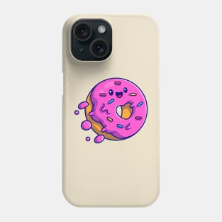 Cute Doughnut Flying Cartoon Phone Case