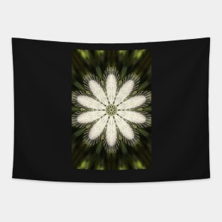 Unique Buttonbush flower kaleidoscope Tapestry