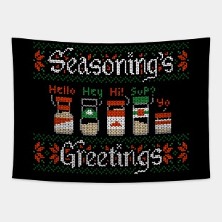 Seasoning's Greetings Sweater Tapestry