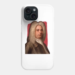 German - British Composer George Frideric Handel illustration Phone Case