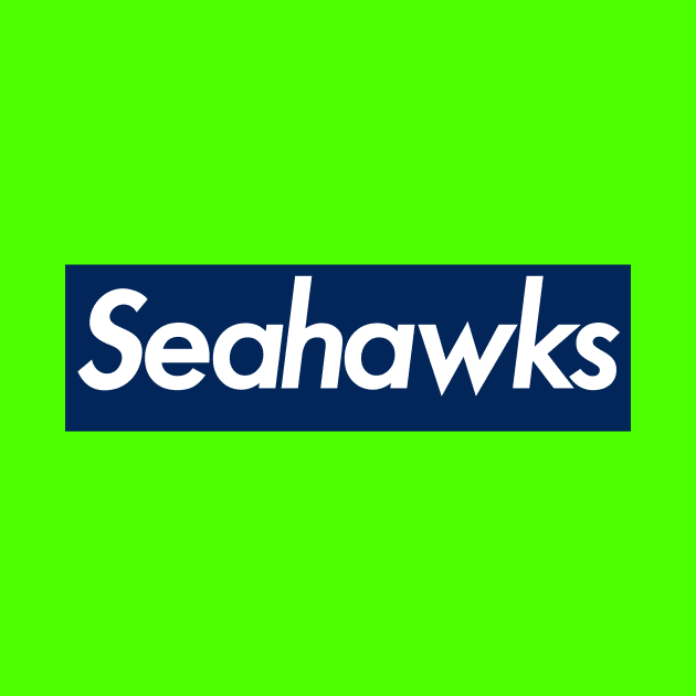 Supreme Seattle Seahawks (Blue) by gabradoodle