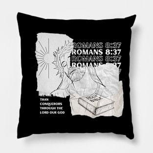 Romans 8:37 Pillow