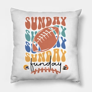 Sunday Funday Football Pillow