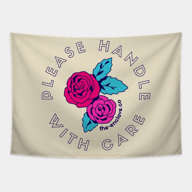 Handle with Care Tapestry by ElizabethBrink