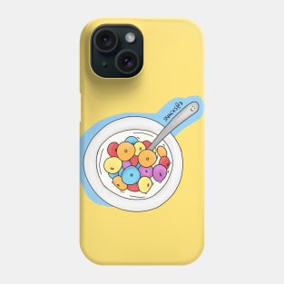 A bowl of cereal Phone Case