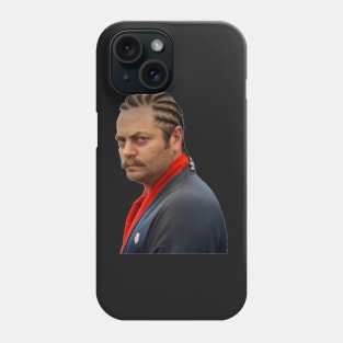 Ron Swanson Braids Phone Case