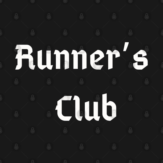 Runner's club by Doddle Art