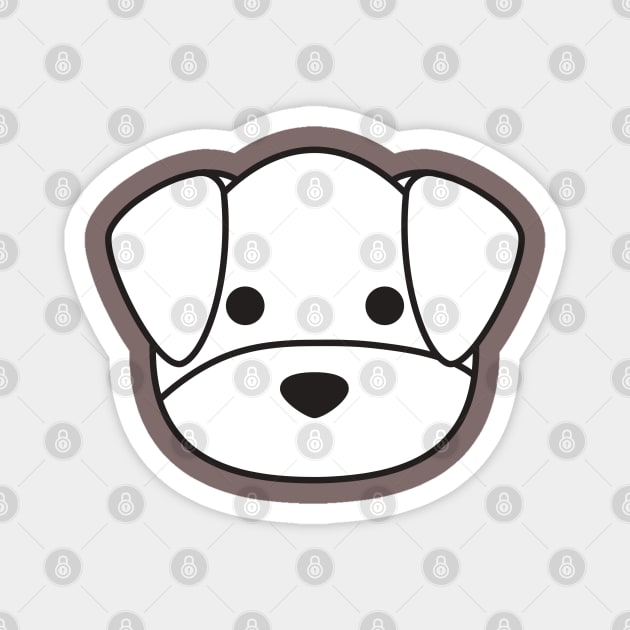 cute dog face Magnet by MNZStar