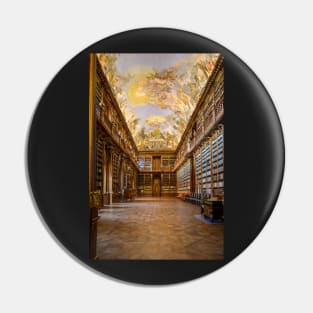 Library of Strahov Monastery in Prague, Czech Republic Pin