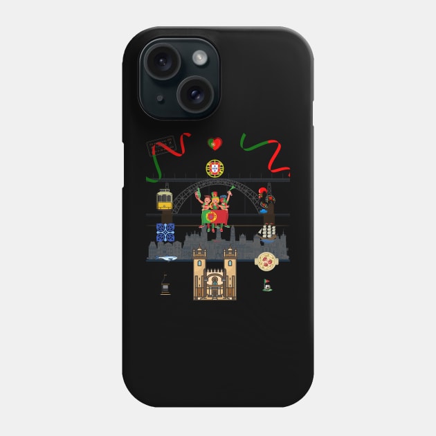 Portugal lover Phone Case by Funtomass