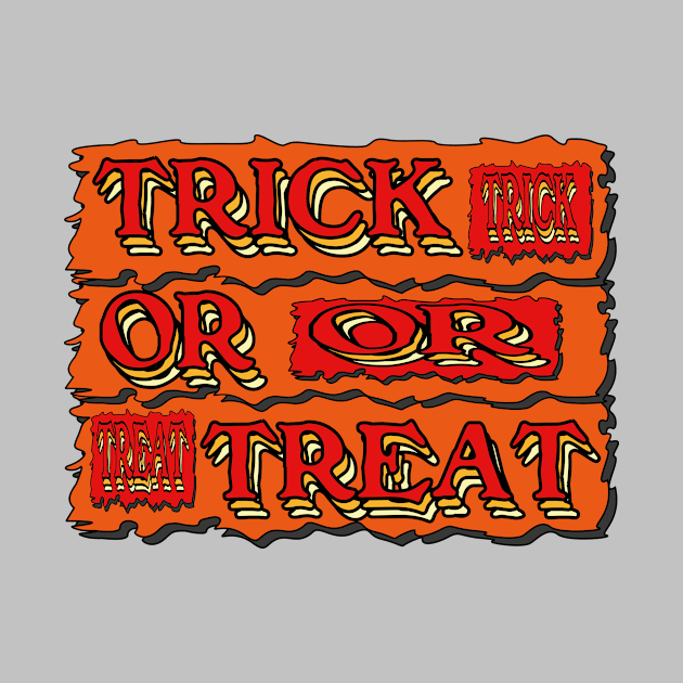 vintage halloween custom typography by fokaction