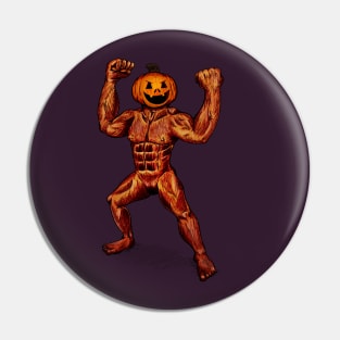 Pumpkin Man Pin