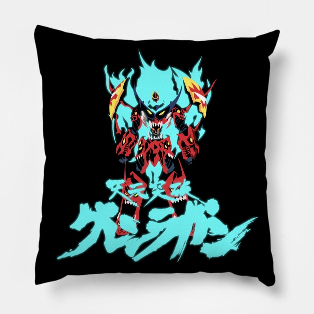 Gurren Lagann mecha Pillow by AlonaGraph