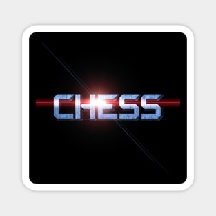Cool Chess Design - Silver Magnet