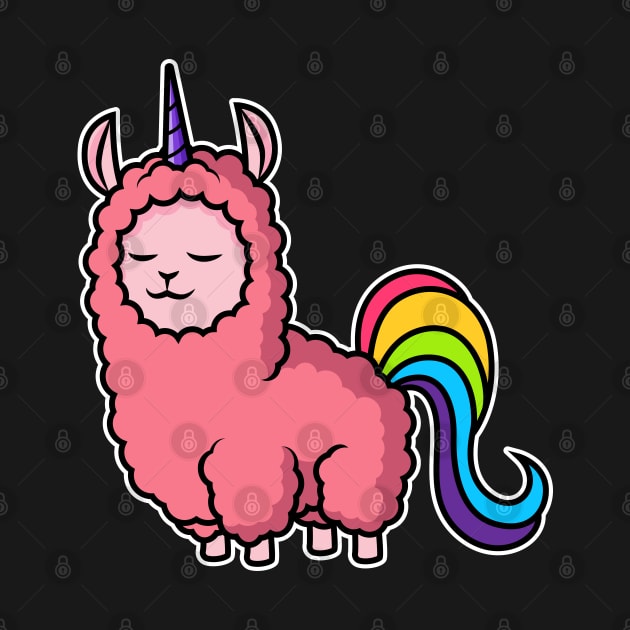 Llamacorn Cute Gift Rainbow Unicorn Llama product by theodoros20