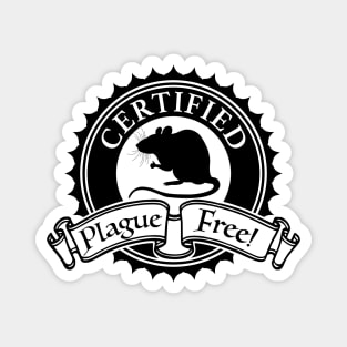 Certified Plague Free Magnet