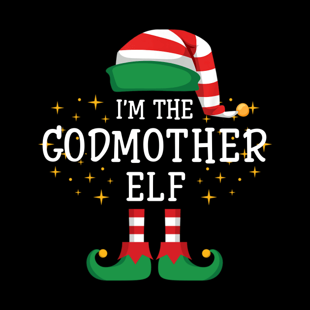 I'm The Godmother Elf Matching Family Christmas Pajama by Damsin