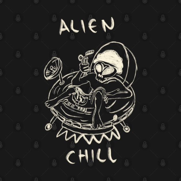 Alien Ufo Chill by Saestu Mbathi