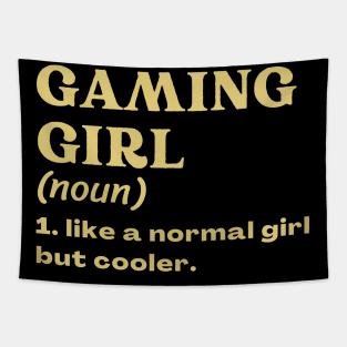 Gaming Girl Tapestry