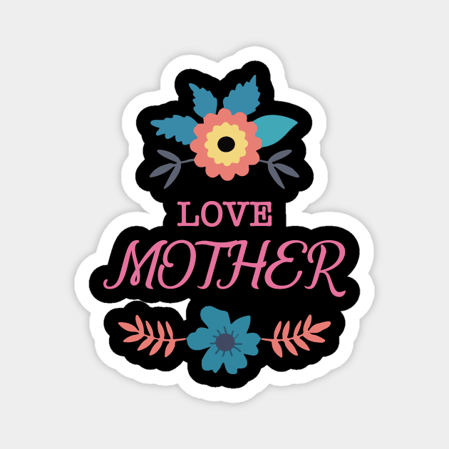 Love Mother Love Flower Magnet by Shizu