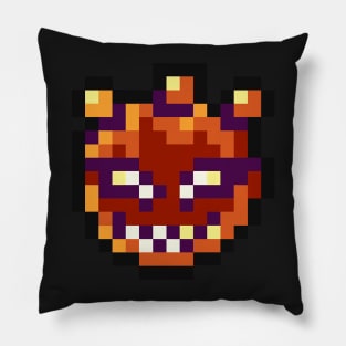 8-Bit Fireball Pillow