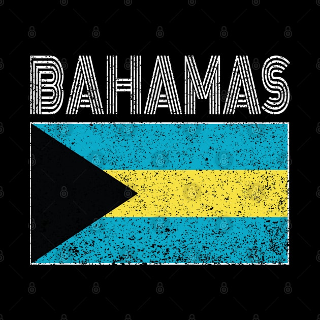 Bahamian National Flag Vintage Bahama Distressed Gift by Grabitees
