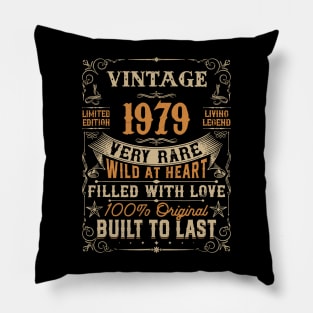 Vintage 1979 Limited Edition Pillow