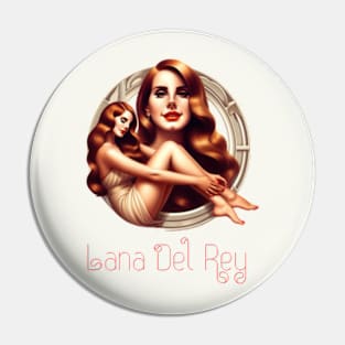 Lana Del Rey - Art Deco Pin