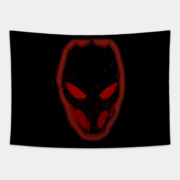 Terror Mask Tapestry by MrDelta