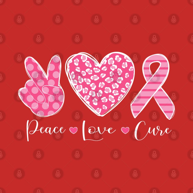 Peace Love Cure Breast Cancer by kimmieshops