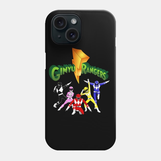 Mighty Morphin' Ginyu Rangers! Phone Case by leftyjones