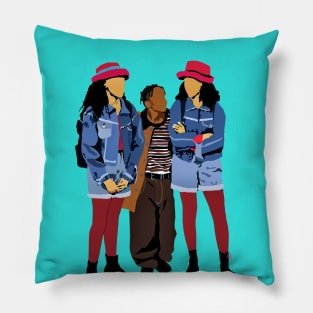 Sister Sister Art Classic TV Show Christmas Pillow