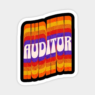 Auditor - Retro Font Magnet