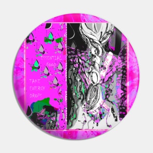 ENERGY DROPS FUCHSIA Pin