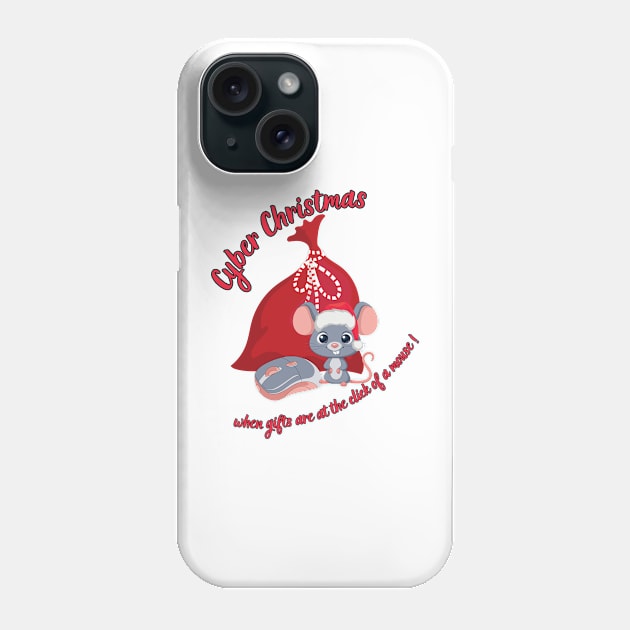 Cyber Christmas Phone Case by CyberFather