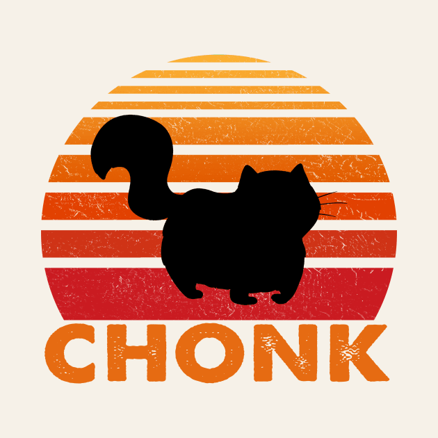 Chonk Funny Cat by Nessanya