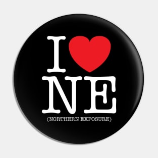 I Heart (Love) Northern Exposure Pin