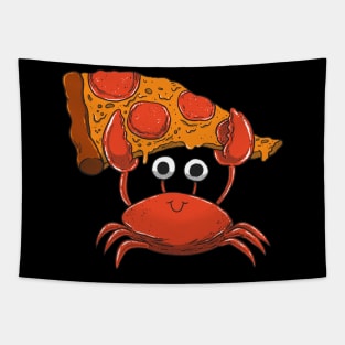 Pizza Crab Tapestry