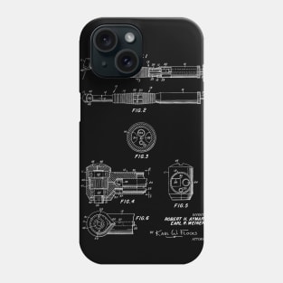 Dental Handpiece Vintage Patent Drawing Funny Novelty Phone Case