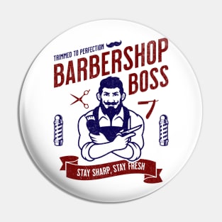 Barbershop Boss Pin