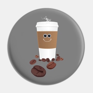 Happy Coffee Pin